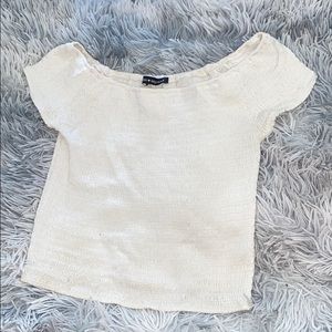super cute off the shoulder top